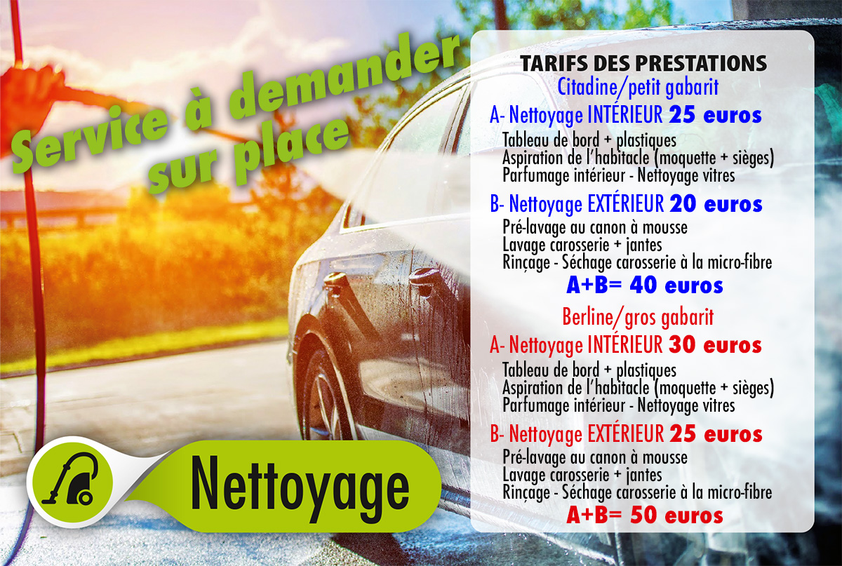 lavage disponible