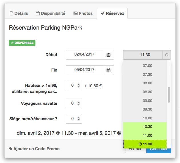 reservation parking aeroport nantes