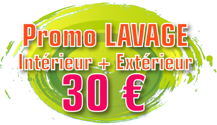 Confiez nous le nettoyage complet de votre véhicule sur notre parking aéroport de Nantes Lavage interieur exterieur 30 euros
